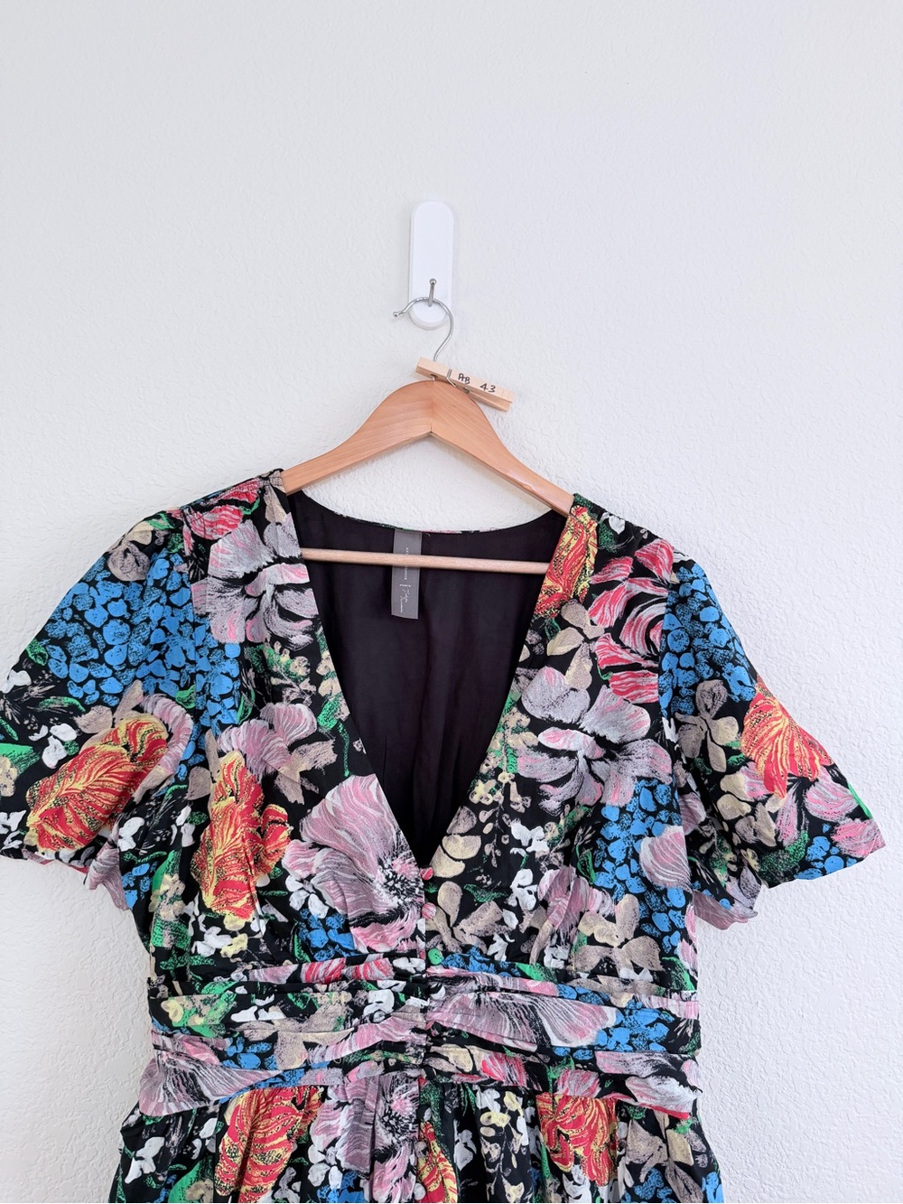 Anthropologie x Yukiko Noritake Katerina Button Front Midi Dress size XL - Picture 5 of 13
